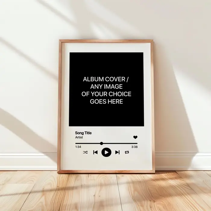 Affiche musicale personnalisée