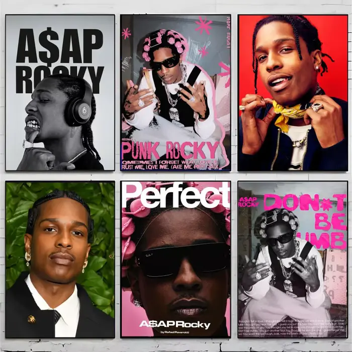 Affiche tendance AP Rocky pour la maison