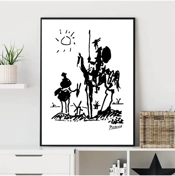Impression sur toile de Don Quichotte