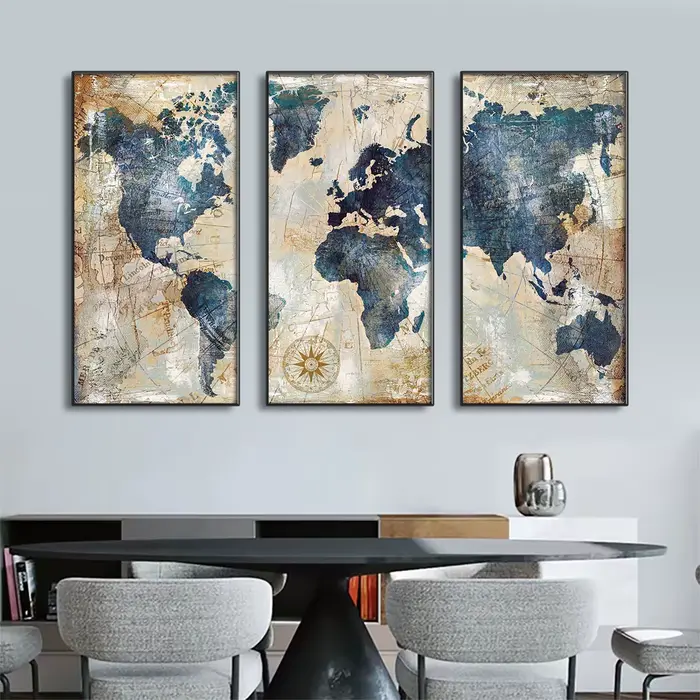Toile d'art mural abstrait