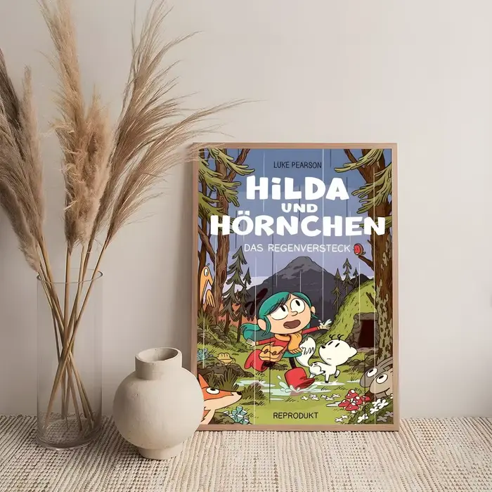 Affiches d'art graffiti Animation H-Hilda