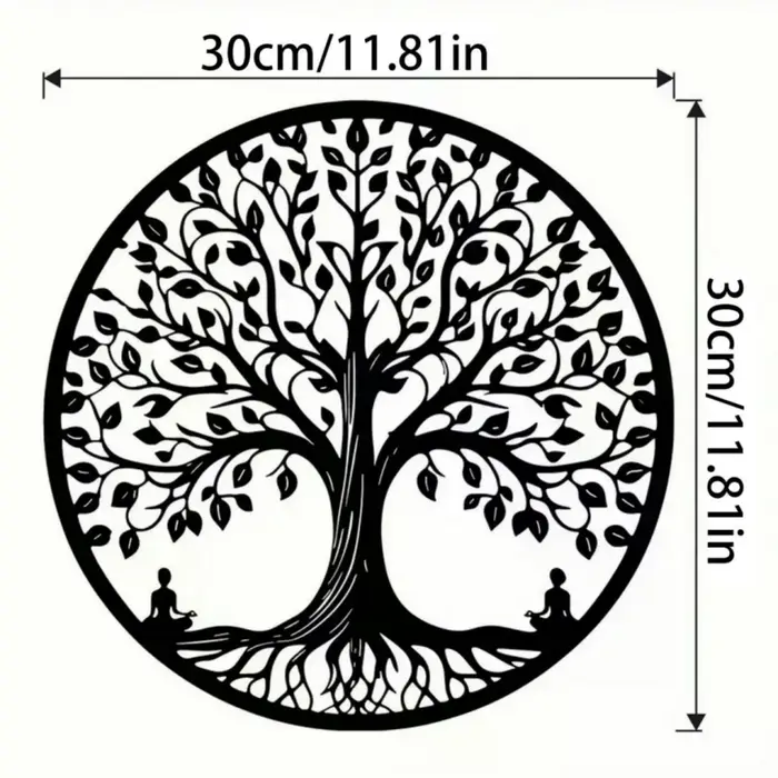 Décorations murales Big Tree Art pour la maison, le bureau, le café, le bar, cadeau pour les amoureu
