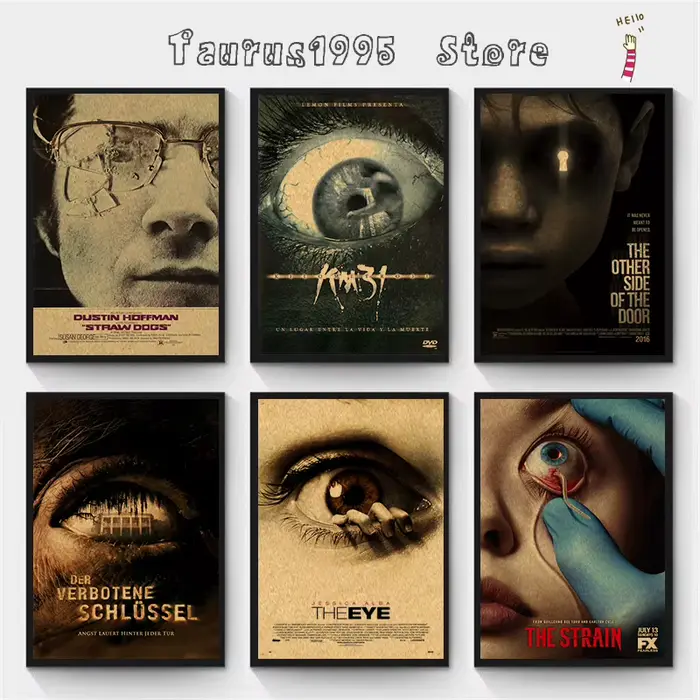 Affiche de film d'horreur classique