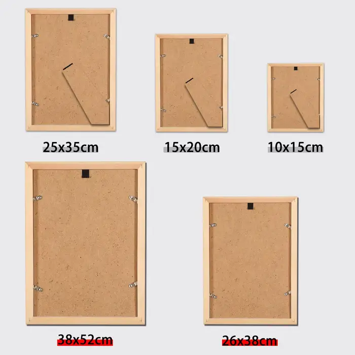 【Personnalisé】Puzzles en bois encadrés