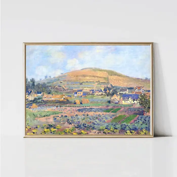 Claude Monet œuvre affiche impressionniste paysage toile peinture imprime mur Art pour exposition sa