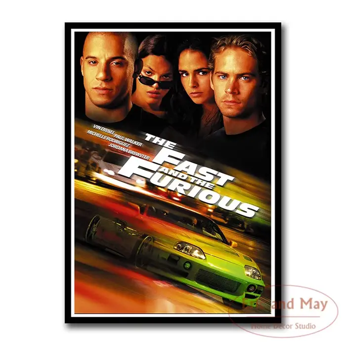Affiches de film classiques Fast and Furious