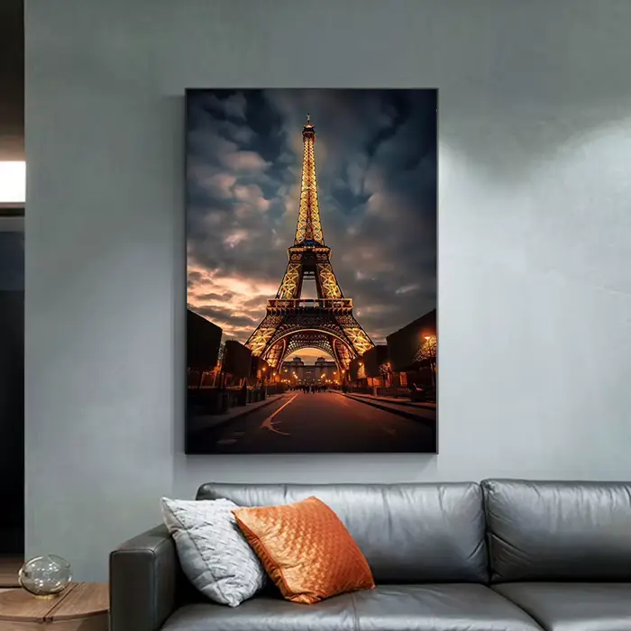 Photographie Photo Paris-tour Eiffel la nuit affiche HD mur Art toile impression peinture photos pour salon décor à la maison