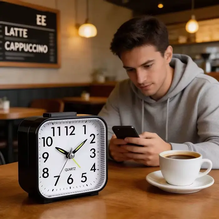 Horloges analogiques silencieuses