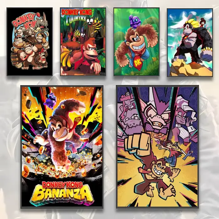 Affiche D-donkey Kong B-bananza