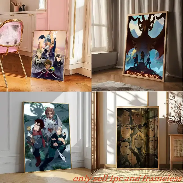 Affiche de dessin animé The Dragon Prince-P
