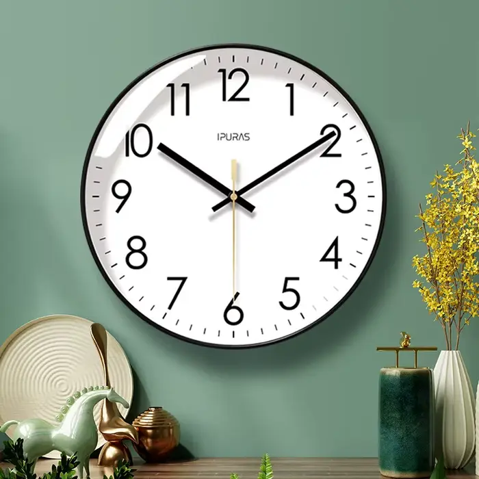Horloge murale européenne simple pour salon