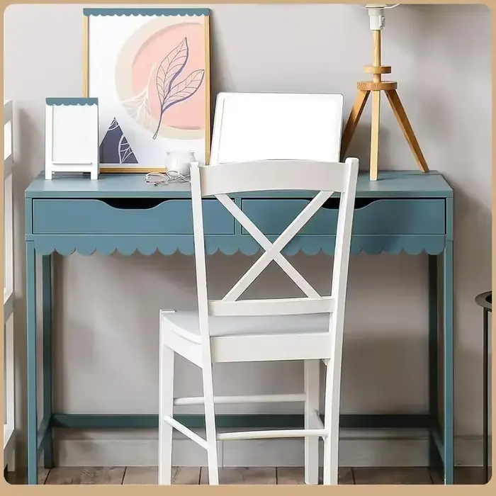 Essentiel pour les familles - Table murale décorative en bois ondulé