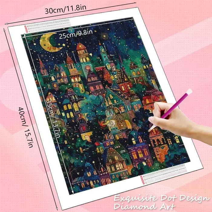 Peinture Diamant Paysage Urbain