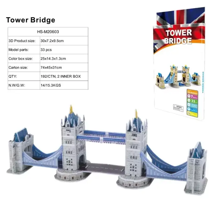 Puzzle Architectural 3D de renommée mondiale