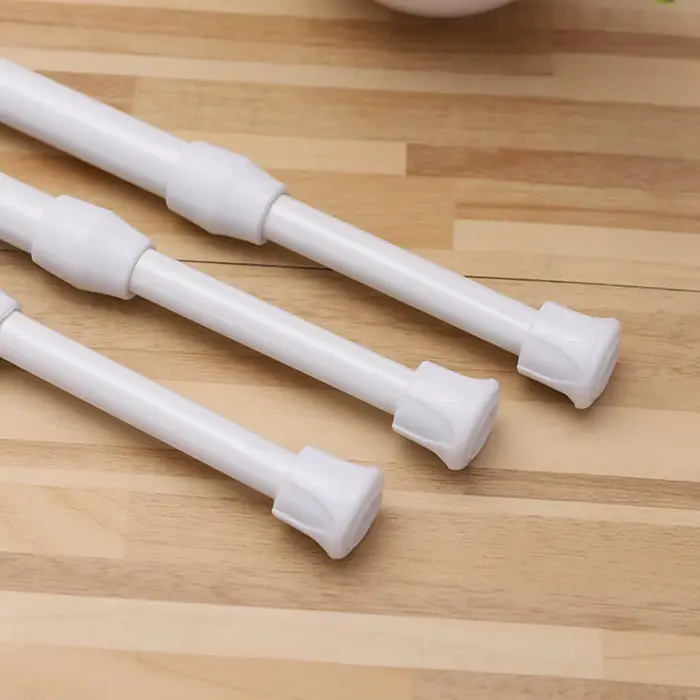 Poteau télescopique pour rideau, bâtons extensibles, multi-usages, à ressort, plus récent filet, ten