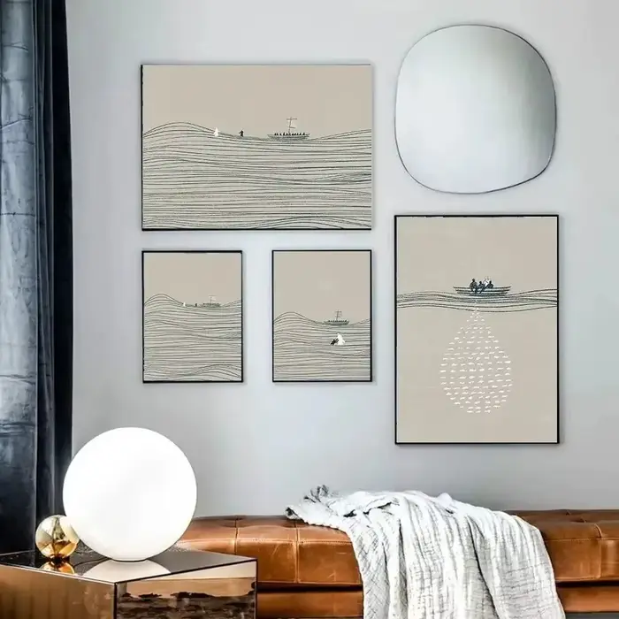 Affiche d'art mural chrétien pour la décoration de salon