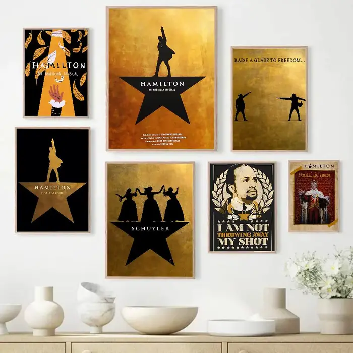Affiche de théâtre Musical classique h-hamamilton