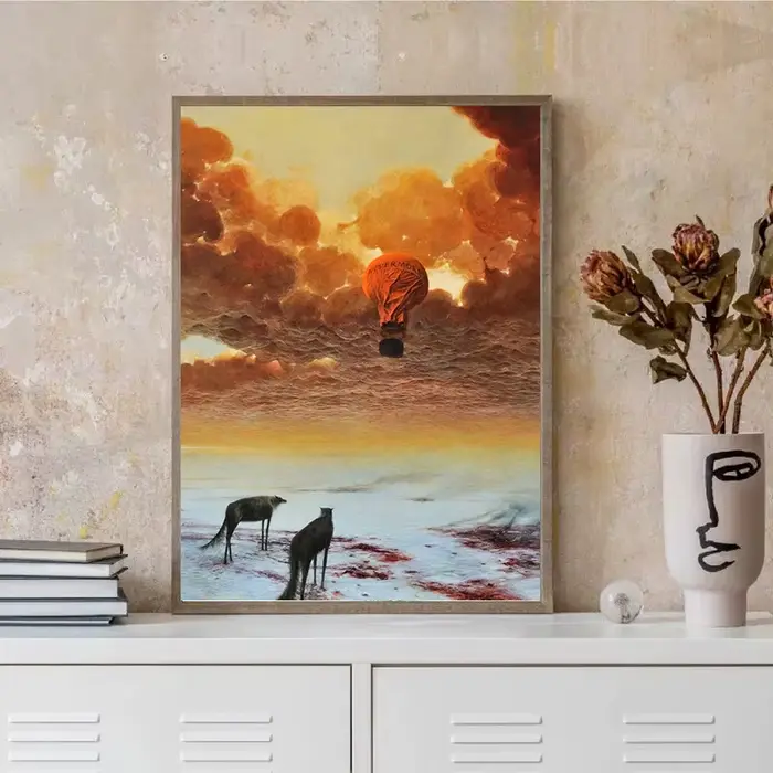 Affiches de peinture sur toile de corne de surréalisme célèbre par Zdzislaw Beksinski