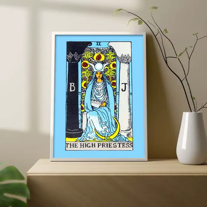 Toile d'art murale de carte de tarot Witchy The Hang