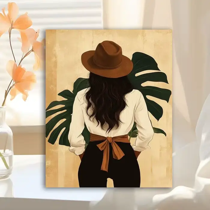 Peinture photo personnalisée par numéros pour femmes