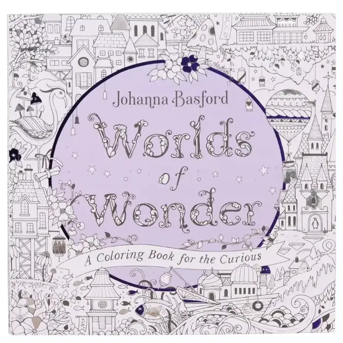 Version anglaise Worlds of Wonder Wonderful World Coloring Book Adult Decompression Graffiti Paintin