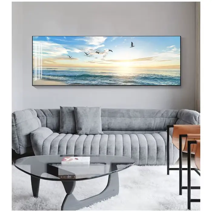 Peinture sur toile panoramique scandinave