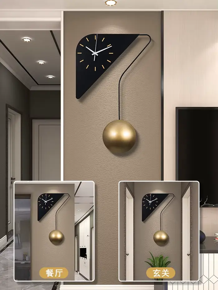 Horloge murale décorative moderne pour la maison