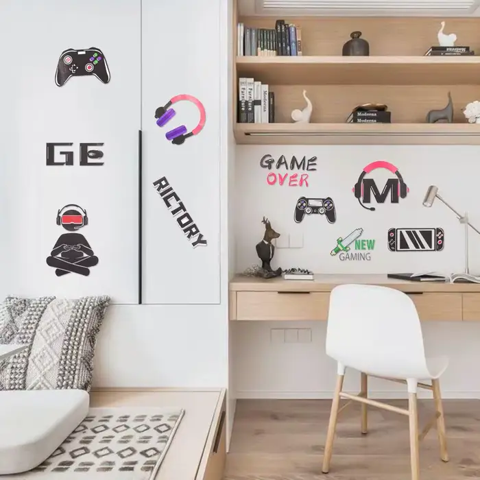 Autocollant mural en vinyle Gamer