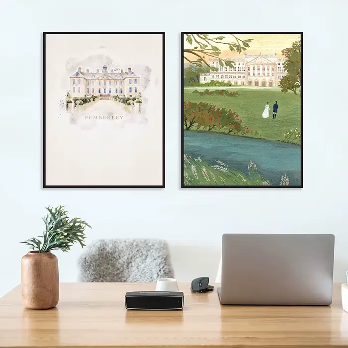 Affiche de fierté et de préjugés Pemberley
