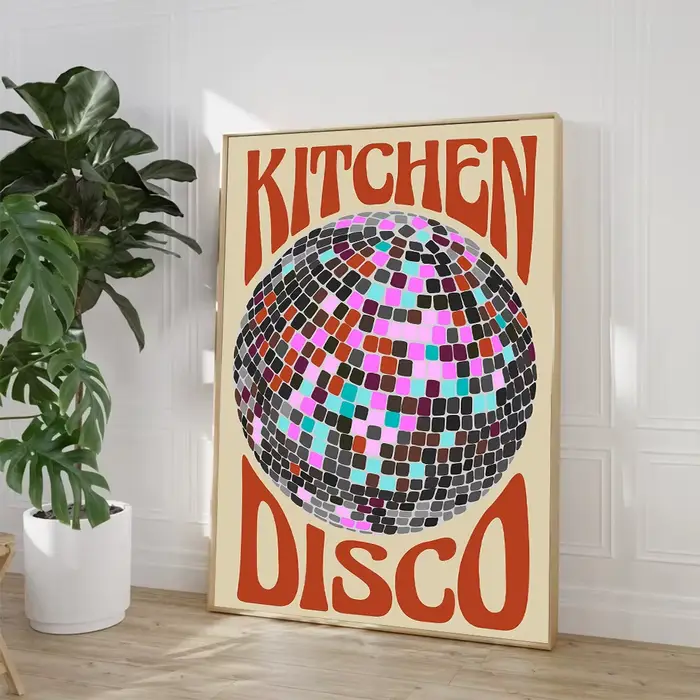 Affiches de danse en cette cuisine