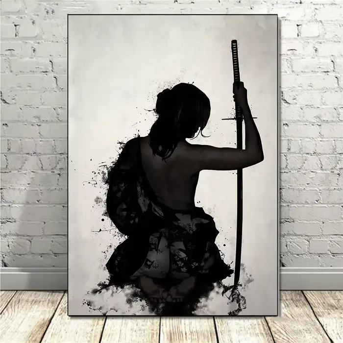 Peinture murale esthétique d'anime japonais