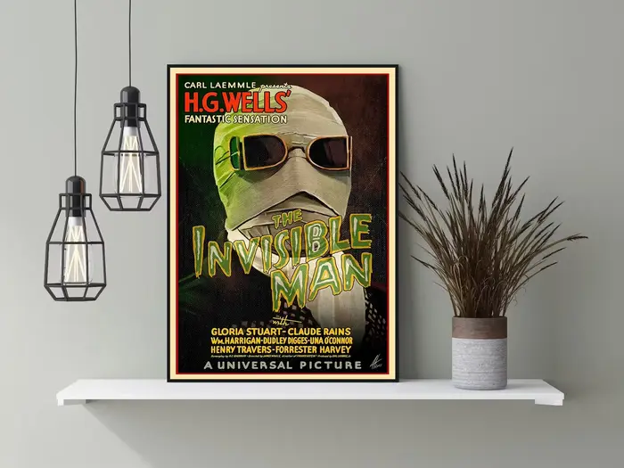 Affiche de film monstre mondial