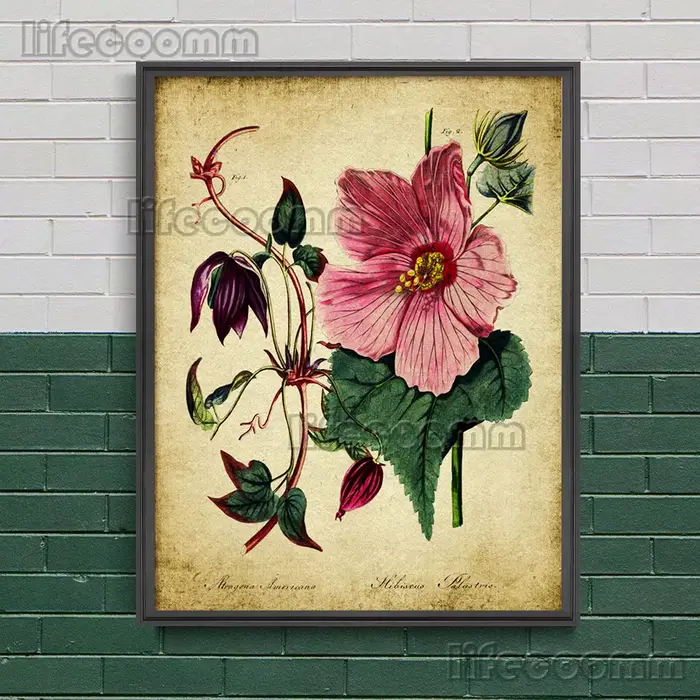 Peinture sur toile d'art mural vintage