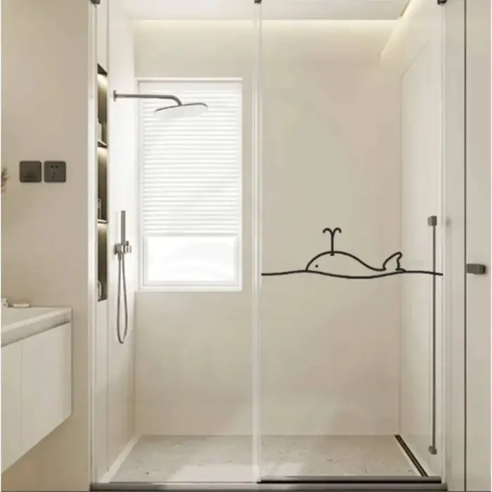 Autocollants décoratifs de style Ins pour salon, cuisine, salle de bain, toilettes, autocollants de