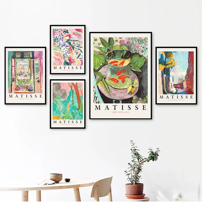 Matisse – affiches et imprimés de paysage abstrait rétro