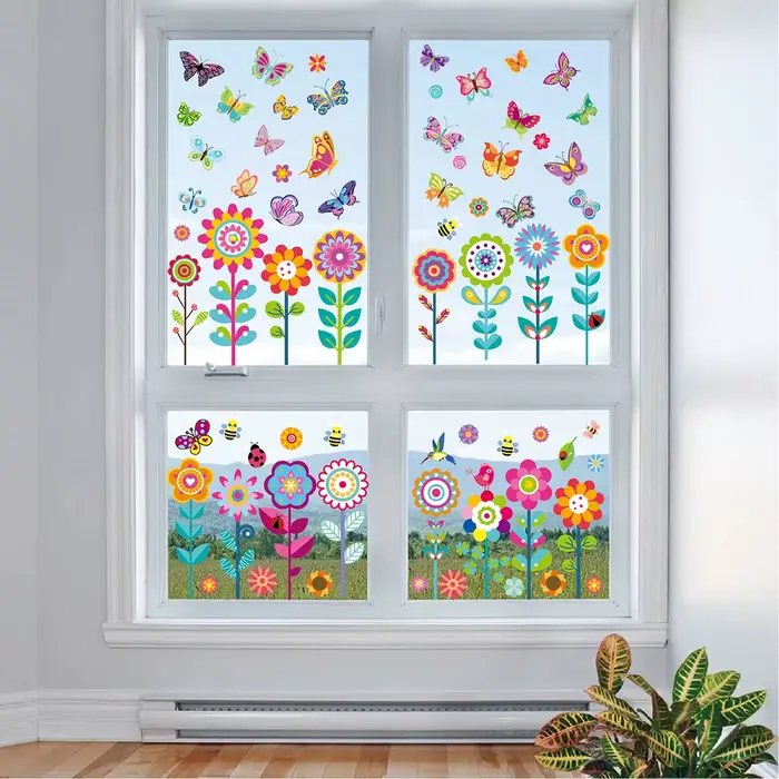 Autocollant mural coloré pour chambre d'enfant