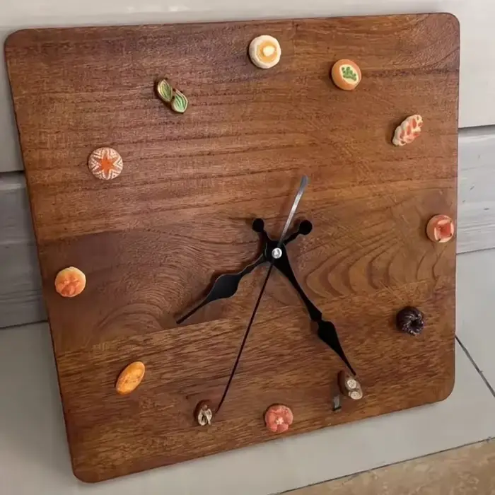 Horloges murales Vintage en bois massif