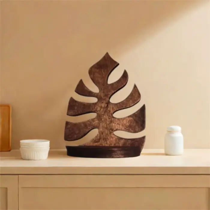 Décoration murale en bois, cadre créatif et moderne, plante murale suspendue, support de rangement rétro, clé