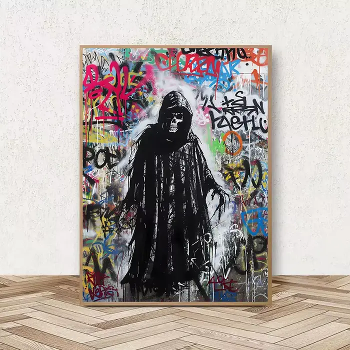 Affiche d'art Graffiti abstraite colorée