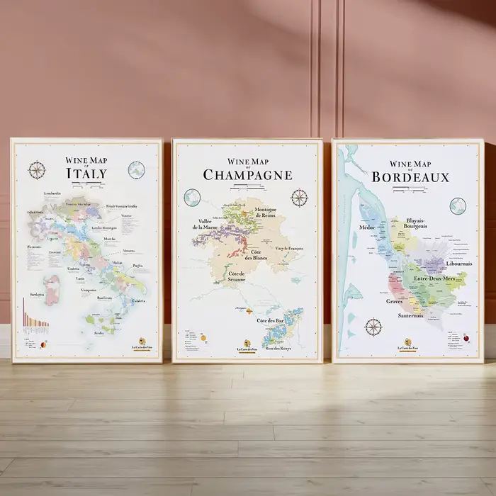 Carte du vin d'Espagne