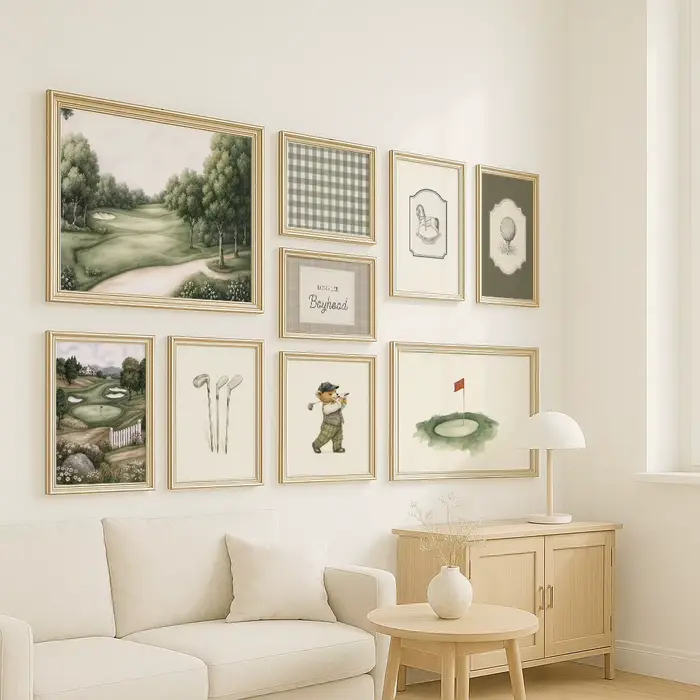 Affiches murales de Golf Vintage
