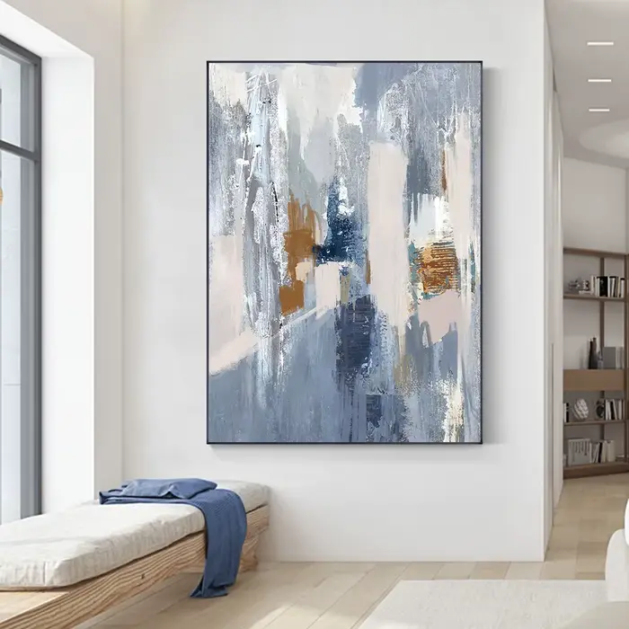 Peinture sur Toile Murale Abstraite Nordique