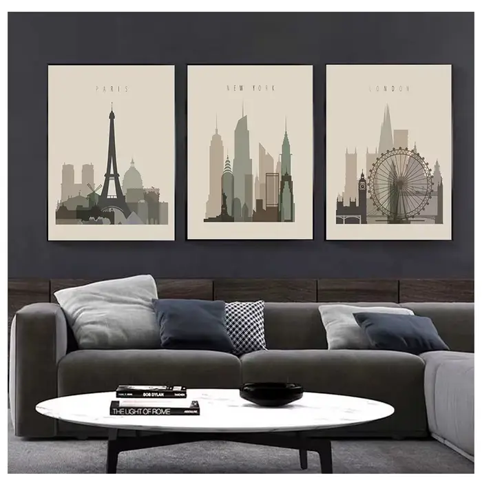 Affiches rétro d'interconnexion pour décoration de chambre à coucher