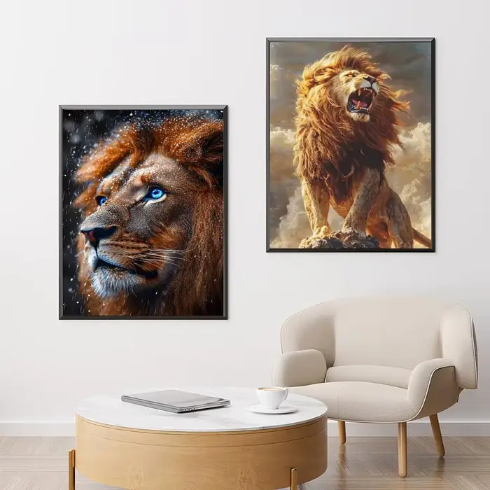 Affiche de Lion animal populaire