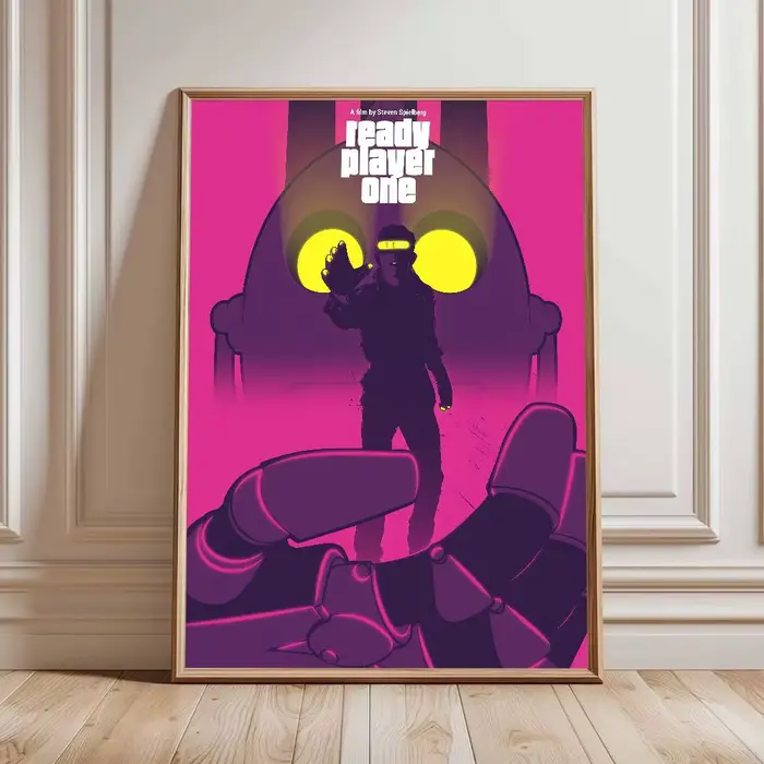 Affiche murale de dessin animé Ready Player One, décoration pour la maison, bar, café, cinéma, impre