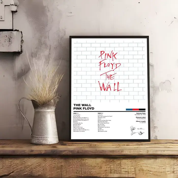 Affiche d'album classique Pop Band P_Pink F_Floyd