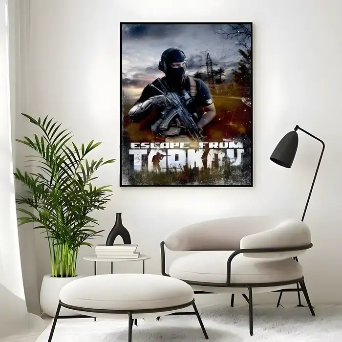 Affiche du jeu Escape from Tarkov, affiches classiques et impressions d'art mural adaptées aux salon