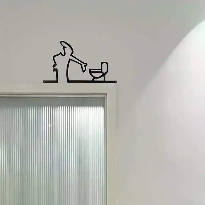 Décor mural en métal, panneau en fer forgé