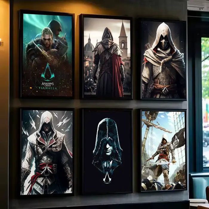 Affiche de film classique de jeu A-Assassin S C-Creed