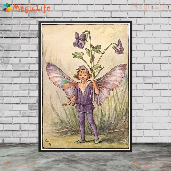 Affiche Murale Nordique de Fées de Printemps